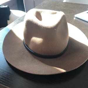 100% Wool Wide Brim Hat